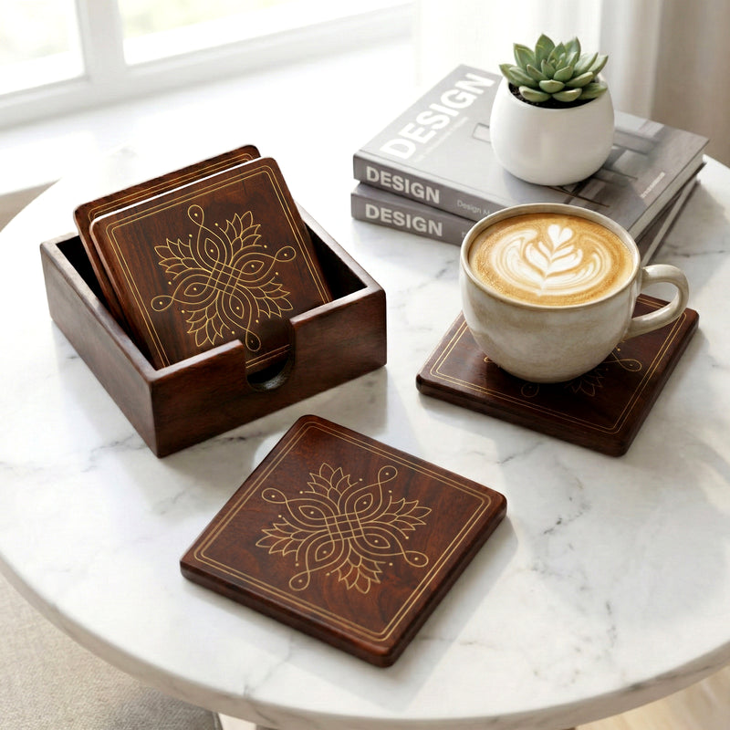 Mandara Alankar Coaster Set